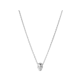 Sterling Silver Mini Skull Necklace-
