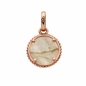 Charm Amulet από ασήμι με ροζ επιχρύσωση-