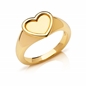 Endless Love δαχτυλίδι από ασήμι με επιχρύσωση 18 καρατίων - 50-