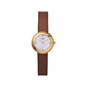 Effervescence Brown Leather & Mother Of Pearl Watch-