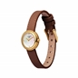 Effervescence Brown Leather & Mother Of Pearl Watch-