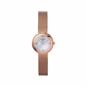 Effervescence Rose Gold Plate & Mother Of Pearl Chain Watch-